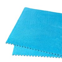 Covoras puzzle pufos 61.5x61.5x1.7 cm, spuma eva, set 2 piese culoare dark blue - 5