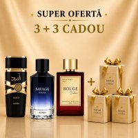 Set Parfumuri Asad by Lattafa + Scandal King + Rouge Dubai - 3 x 100 ml cu 3 Parfumuri Cadou - 1