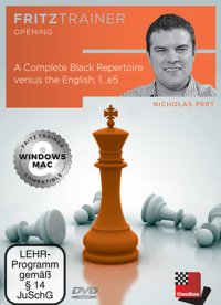 DVD: A Comprehensive Black Strategy Against the English, 1...e5 - Nicholas Pert - 1