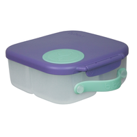 Caserola mini LunchBox compartimentata B.Box, 3 ani+, Mov/Verde - 1