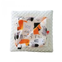 Set Paturica si Perna Minky 580 Galben 75x85 cm pentru Copii - 1