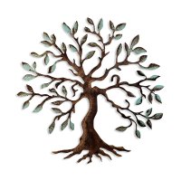 Tablou metalic Tree Multicolor 60x60x1.5 cm - 7