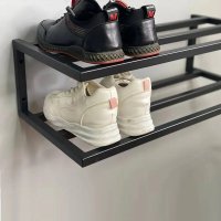 Pantofar,din metal,culoare negru,50x20x30 cm - 1