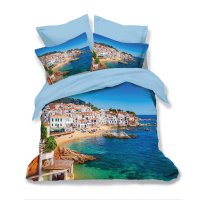 Lenjerie de pat din finet 3D - Set complet 6 piese (fn3d36) - 1