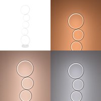 Lampadar LED Chemal Alb 30x30x130 cm - 2