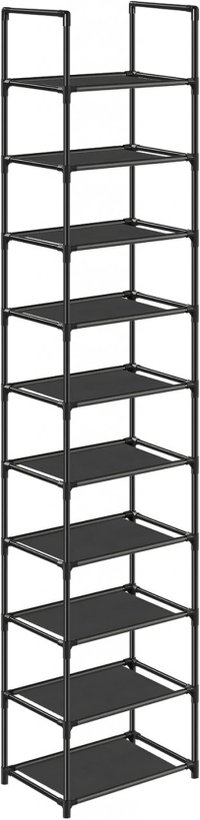 Pantofar, Songmics, Negru, 33x33x173 cm - 2