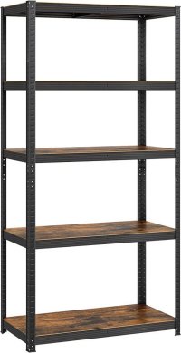 Raft Songmics, 5 rafturi, 40 x 90 x 180 cm, Maro, GLR040B11 - 1