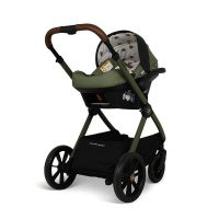Carucior pentru copii Cosatto Giggle 4 Hoglet 3 in 1 cu sezut reversibil, sasiu din aluminiu, suspensie, bara detasabila, maner telescopic, greutate admisa 25 kg - 1