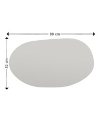 Oglindă de perete Vanomi Negru 52x89x2.2 cm - 8