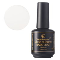 Nude Rubber Base Coat FSM- Nr.15 Alb Laptos - JHJ-343TS-13 - 1