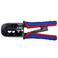 Cleste Knipex 97 51 10 pentru sertizat mufe RJ45 si RJ11, 190 mm - 1