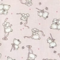 Sac de dormit copii 1 tog KidsDecor Loving Bear Pink din bumbac 140 cm - 3