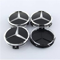 Set 4 Capace jante aliaj Mercedes Benz 70mm - 75mm Negre - 3