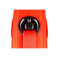 FLEXI Xtreme, lesă bandă retractabilă câini, nylon, portocaliu, L(65kg, 5m) - 7