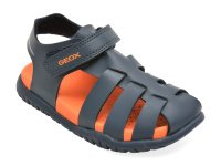 Sandale GEOX B556AA bleumarin din piele ecologica pentru baieti - 1