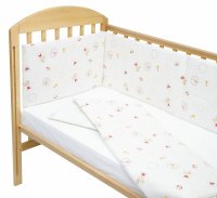 Set protectii patut Mici indieni KidsDecor din bumbac 50x100 cm - 2