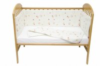 Set protectii patut Mici indieni KidsDecor din bumbac 50x100 cm - 4