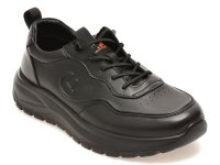 Pantofi sport barbatesti BITE THE BULLET 86707, negri, din piele naturala - 1