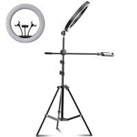 Lampa Circulara Ring Light REVOSE™ 3 suport si Extra Brat, Diametru 36cm, LED,Naturala/Rece/Calda, Telecomanda Bluetooth - 7