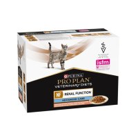 PURINA Pro Plan Veterinary Diets NF Advance Care, Somon, dietă veterinară, plic hrană umedă pisici, sistem renal, (în aspic), bax, 850g - 2