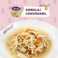 DELICKCIOUS Supă cu Pui și Roșii pentru Pisici, 80g - 3