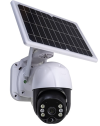 Camera de Supraveghere 4G cu Panou Solar si Slot MicroSD 1080P XL Alb - 1