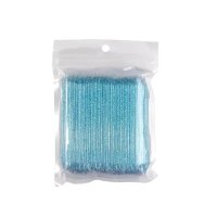 Betisoare Pentru Impins Cuticula Din PVC Set 100 Bucati- Albastru - Everin - 1