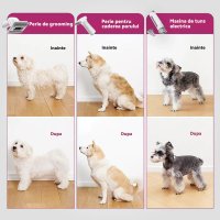 Set ingrijire animale de companie PETKIT AirClipper 5-in-1 Pet Grooming Kit, Autonomie 2.5hr, 35000 r/min, Negru - 5