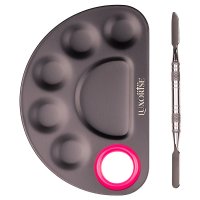 Paleta de mixare metalica Luxorise in nuanta neagra - 1