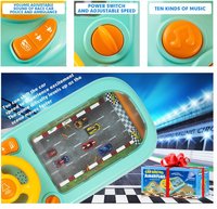 Jucarie tip simulator cu volan pentru copii - 2