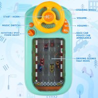 Jucarie tip simulator cu volan pentru copii - 11