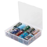 Set 10 folii de transfer 4X20cm. modele de Craciun/Iarna FT12-06 - 2