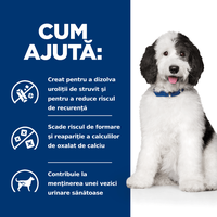 HILL'S Prescription Diet c/d + Weight Care, Pui cu Legume, dietă veterinară câini, conservă hrană umedă, sistem urinar și controlul greutății, 156g - 6