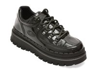 Pantofi JAMMERS SKECHERS pentru femei, negri, din piele ecologica lacuita - 1