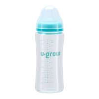 Set Biberon de Sticla de 260ml cu 2 Tentine U-Grow - 1