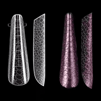 Tipsuri Migdala Ruseasca Full 3D Snake Skin Everin – 120 Buc - 1
