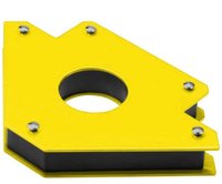 UB Vinclu magnetic de sudura 50 lbs, cu gaura pentru tevi, rosu - 1