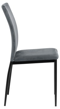 Set 4 scaune dining Demina V2, gri si negru, 92 x 43.5 x 53 cm - 4