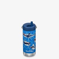 Sticla termica TK Wide Twist Cap Klean Kanteen 355 ml Sharks in Shades - 3
