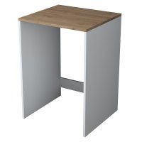 Dulap pentru masina de spalat, Hanah Home, pal melaminat, nuc si alb, 65x60x91.8 cm - 1