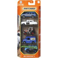 Set Matchbox MBX Countryside II cu 5 masinute, scara 1:64 - 1
