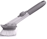 Perie de spalat vase cu dispenser de sapun - 1