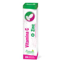 Vitamina C + Zinc, 20 comprimate efervescente, Naturalis - 1