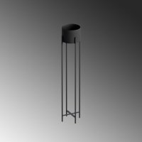 Ghiveci decorativ GED Negru 23x108x23 cm - 5