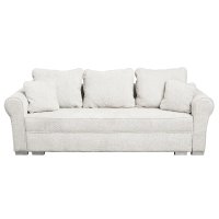 Canapea extensibila SARA N, 3 locuri, bej, cu lada de depozitare, dimensiuni 235x90x75 cm - 1