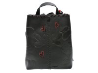 Rucsac DESIGUAL negru, SAKP43, din piele ecologica - 1