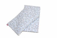 Set protectii patut Baby Bear albastru KidsDecor din bumbac 70x140 cm - 1