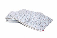 Set protectii patut Baby Bear albastru KidsDecor din bumbac 70x140 cm - 3