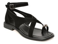 Sandale EPICA negre 1258589 din piele intoarsa pentru vara - 1