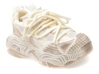 Pantofi sport GRYXX 9898 albi din material textil si piele naturala - 1